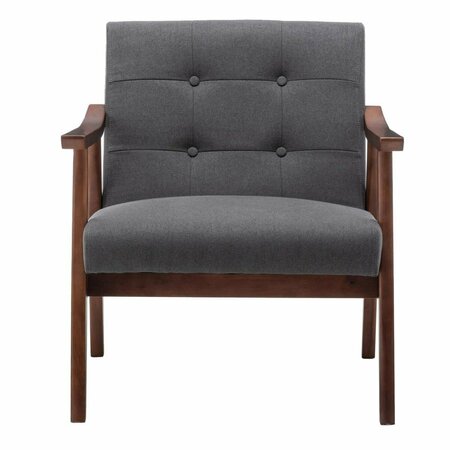 CONVENIENCE CONCEPTS Take A Seat Natalie Accent Chair, Dark Gray 310441FDGY